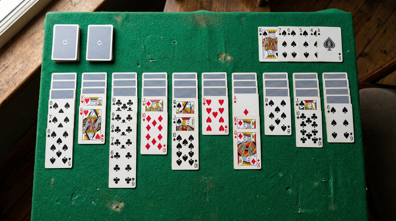 spider solitaire move planning illustration for 247 Spider Solitaire